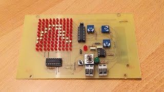 LED Oscilloscope with LM3914 + NE555 + CD4017