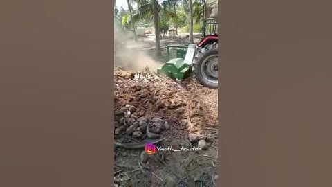 SarvaShakthi mulcher rotavator working video #mulcher #rotavator #Heavy duty