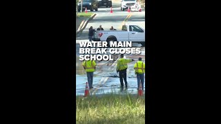 Water main break sends students home early in Montgomery County, Maryland