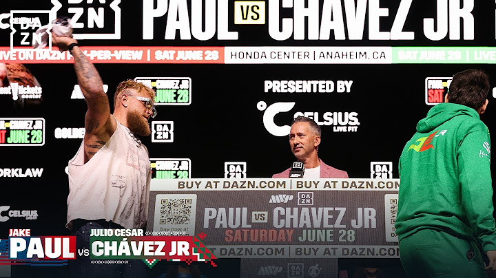 Jake Paul AMBUSHES Chaves Jr. | Jake Paul vs. Julio César Chávez Jr. Press Conference