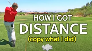 IF YOU WANT MORE DISTANCE WITH YOUR DRIVER JUST COPY WHAT I DID