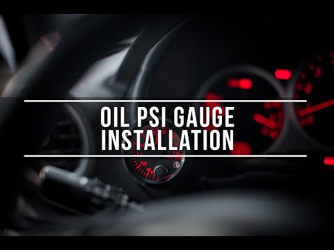 How to Install a Speedhut® Oil Pressure Gauge on a Subaru WRX STI