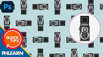 How to Make a Pattern from any Object in Photoshop | Quick Tips!