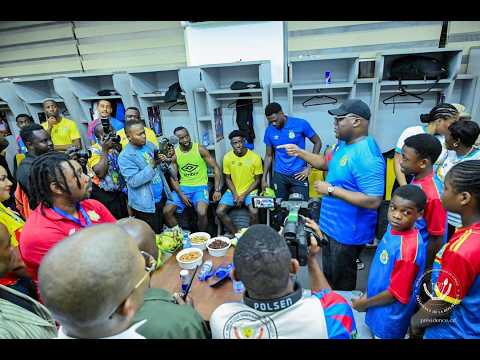 TOTAL MOBILIZATION: PRESIDENT FÉLIX TSHISEKEDI ATTENDS THE DRC VS. UGANDA MATCH AT THE STADIUM