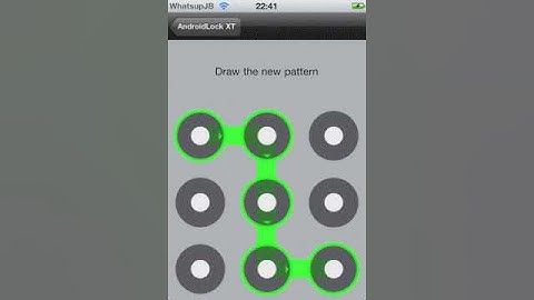 présentation de android lock XT