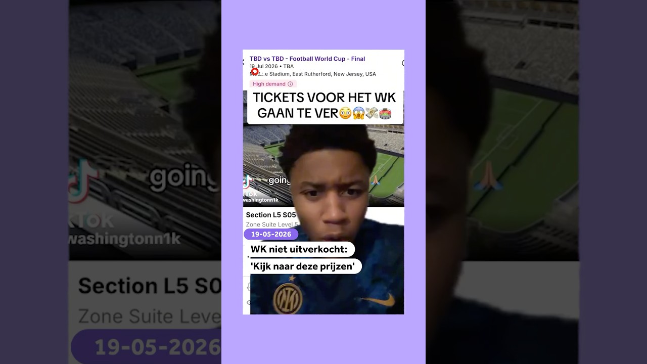 WK niet uitverkocht: ‘Kijk naar deze prijzen’