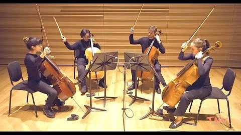 "Shimmer!" for cello quartet by Jaylin Vinson