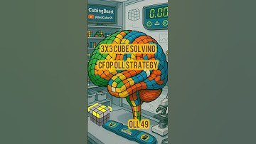 3x3 Cube Solver CFOP OLL Algorithm - Case 49 #cubing #3x3solve  #CFOP #OLL #viralshorts