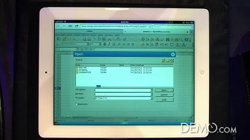 rollApp - OpenOffice on iPad Introduction at DEMO 2012