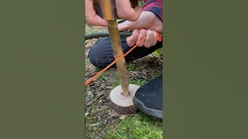 Survival Skills 🤯 Fire without matches  #survival #outdoors #bushcraft #asmr #livehacks #forest