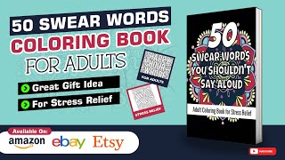 50 Swear words coloring book