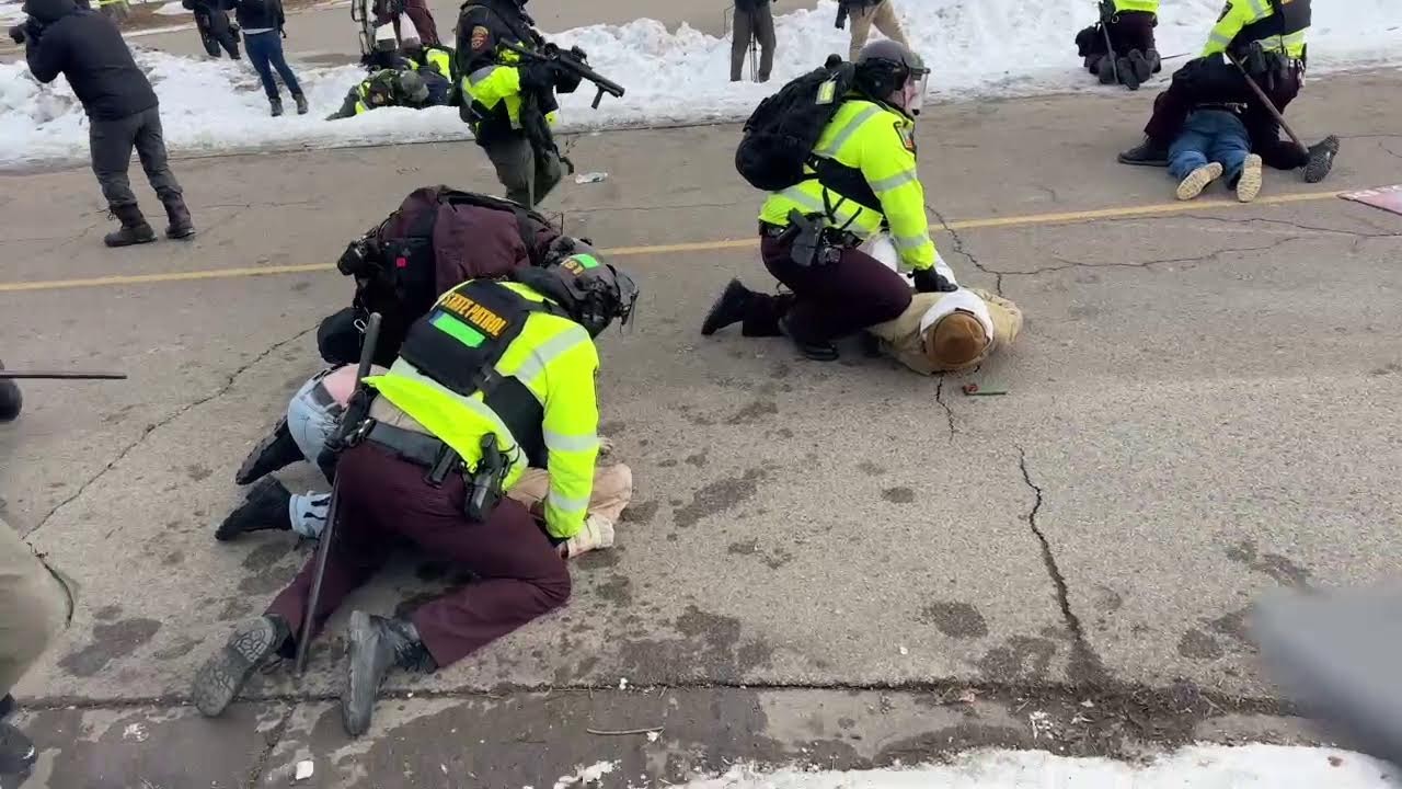 Live: Anti ICE protesters at federal building as J6er Jake Lang expected - Minneapolis