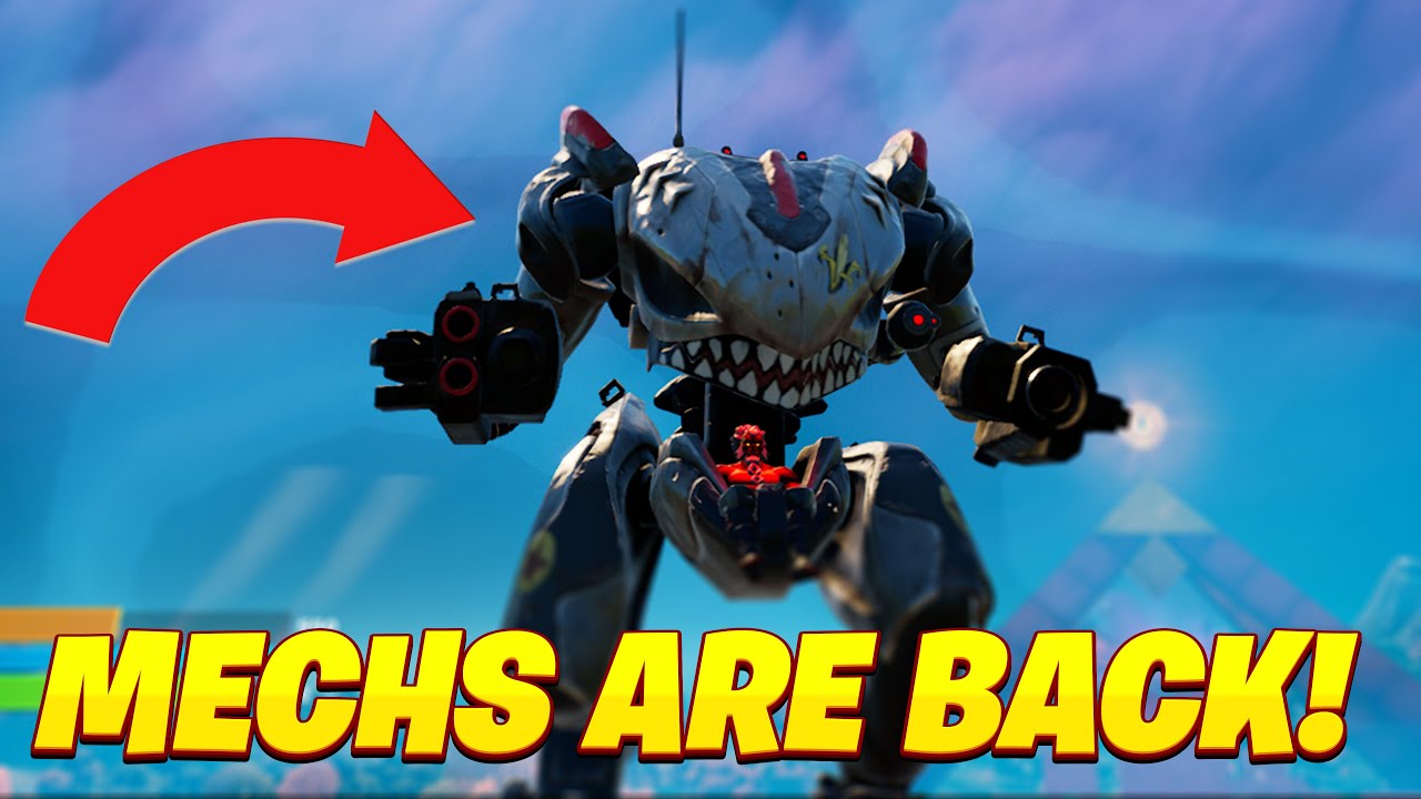 Mechs ARE BACK IN FORTNITE Season 8! (MECH GAMEPLAY, Mech LOCATION