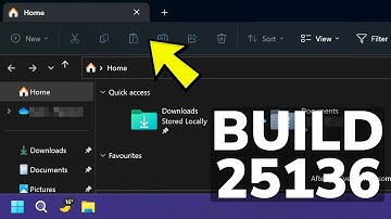 New Windows 11 Build 25136 – Tabs in File Explorer with New Design, Dynamic Widgets, and Fixes (Dev)