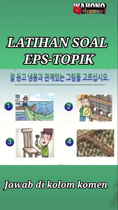 latihan soal eps topik korea 2022