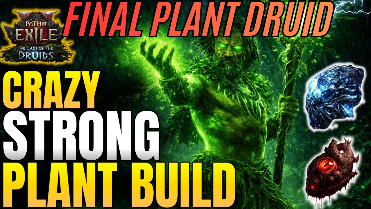 [PoE 2] Strongest Plant Druid Build Oracle 0.4 - 1 Button ~ Destroy all ...