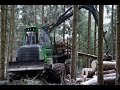 🌲John Deere 1210G • Durchforstung rücken • Forwarder • LoggingVideo • Forestmachine🌲