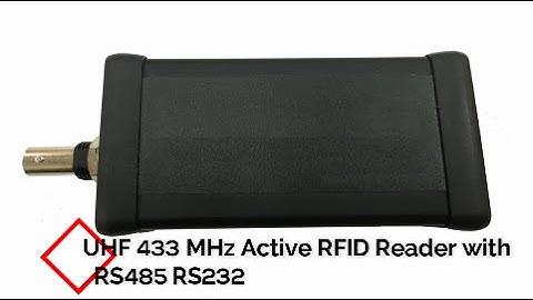 UHF 433 MHz Active RFID Reader/Receiver with RS485 RS232 (214011)