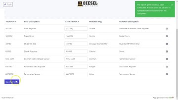 Truck Parts Premium - Mass Cross Referencing Training