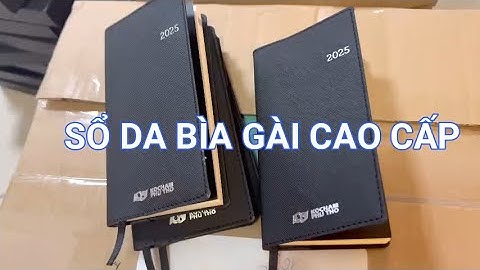 Sổ da bìa gài nhỏ gọn – kích thước A7 tiện lợi