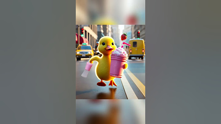 Cute duck accidentally dropped a milkshake on the ground丨CAT丨CUTECAT丨AI丨AICAT