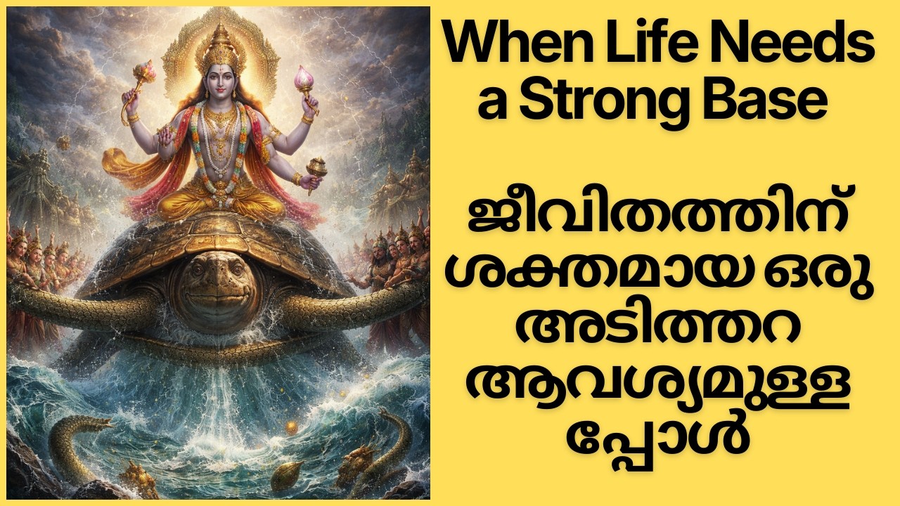 Kurma Avataram - the power of stability | കൂർമാവതാരം - സ്ഥിരതയുടെ ശക്തി