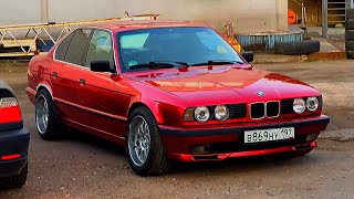 BMW e34 рычаги от е32 раскатка арок