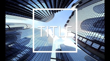 Square title Text Intro- Sony Vegas