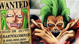 Bartolomeo of One Piece, the Pirate Most Wished to Disappear, Reissued with Bari  Bari no Pistol Parts!, Press Release News