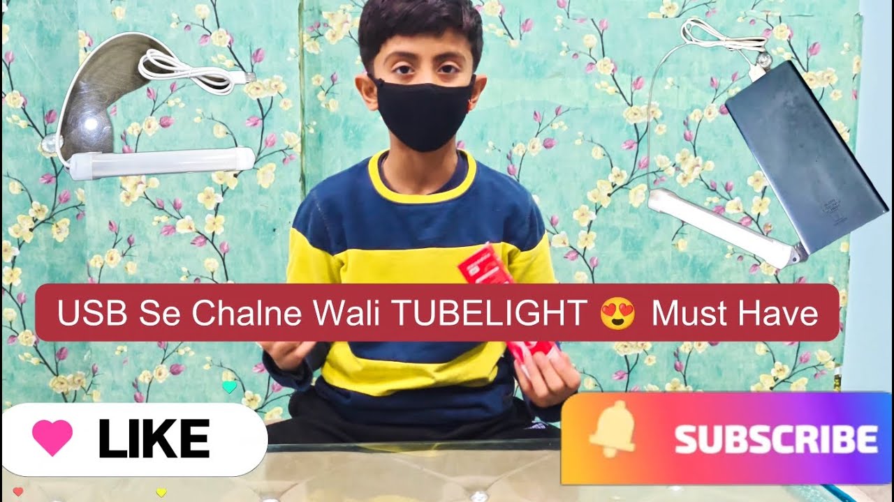 Only ₹99 USB Tube Light 😱 Power Bank Se BHI Chalta Hai! FULL Review + Demo 