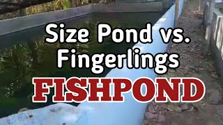 Computation ng Size ng pond at ilang Fingerling