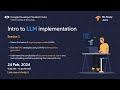 Mlsj intro to llm implementation