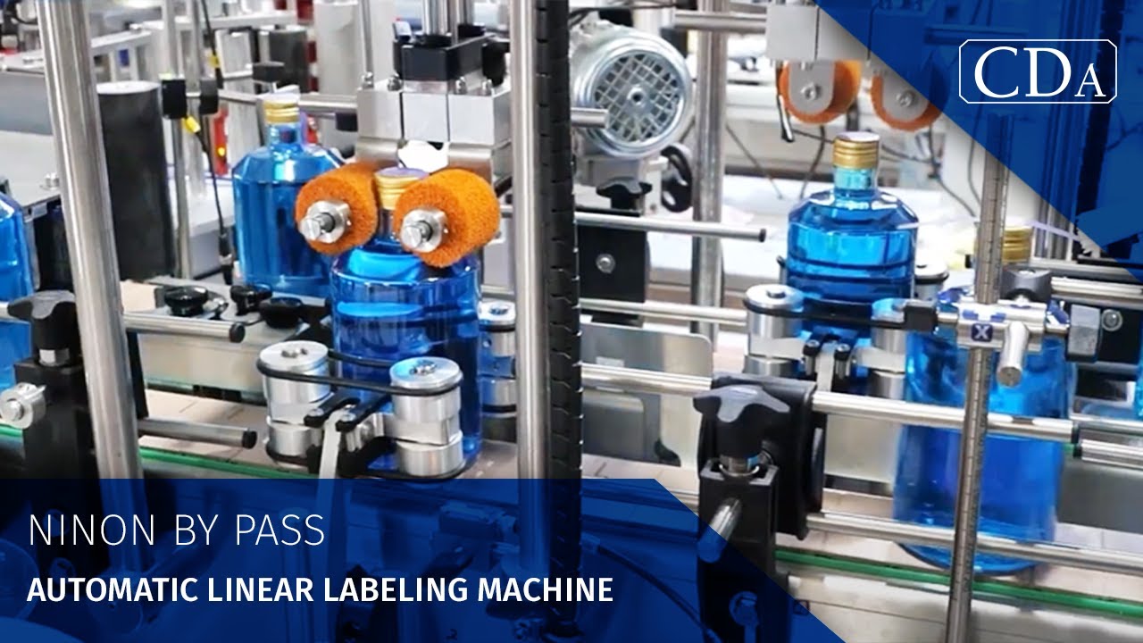 Ninon By-Pass | Automatic linear labeler - cylindrical product | CDA