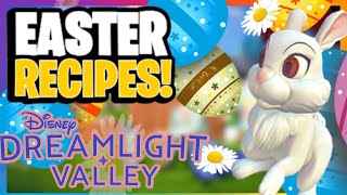 All Secret Spring Recipes! | Dreamlight Valley