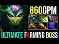 The Immortal [Medusa] How to Ultimate Farming Like a Boss 860GPM By CCNC 7.18 | Dota 2 FullGame