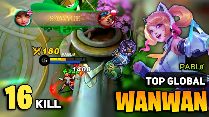 SAVAGE! Wanwan Goldlane Build [ Wanwan Best Build Top Global ] By ᴛᴇᴋᴀsʜɪᴘᴀʙʟø - Mobile Legends