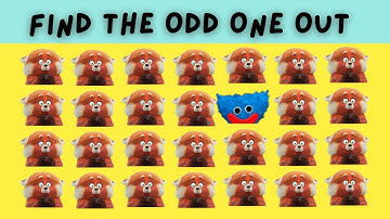 Odd Ones Out Turning Red |  Spot The Odd One Out Turning Red | Turning Red Odd One Out