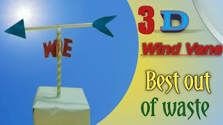 Full DIY Wind Vane Model: Best Out of Waste School Project That's Easier Than You Think! Guide