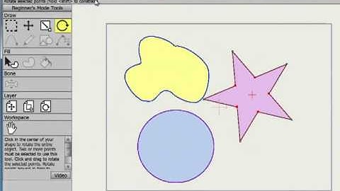 Anime Studio 8 Tutorial: Rotate Points Tool