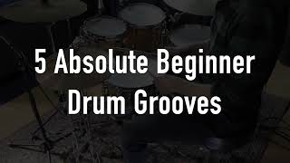5 Absolute Beginner Drum Grooves | DRUMLION