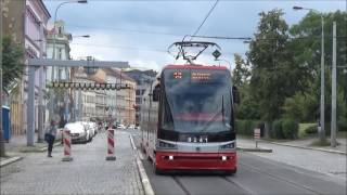 Tramvaje v Praze / Trams in Prague 29.7.2016