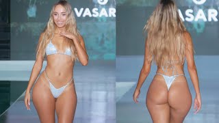 Beatriz Corbett | Slow Motion | 4K | Vasaro Swimwear Fashion | Miami Swim Week 2023 | Curvy Booty