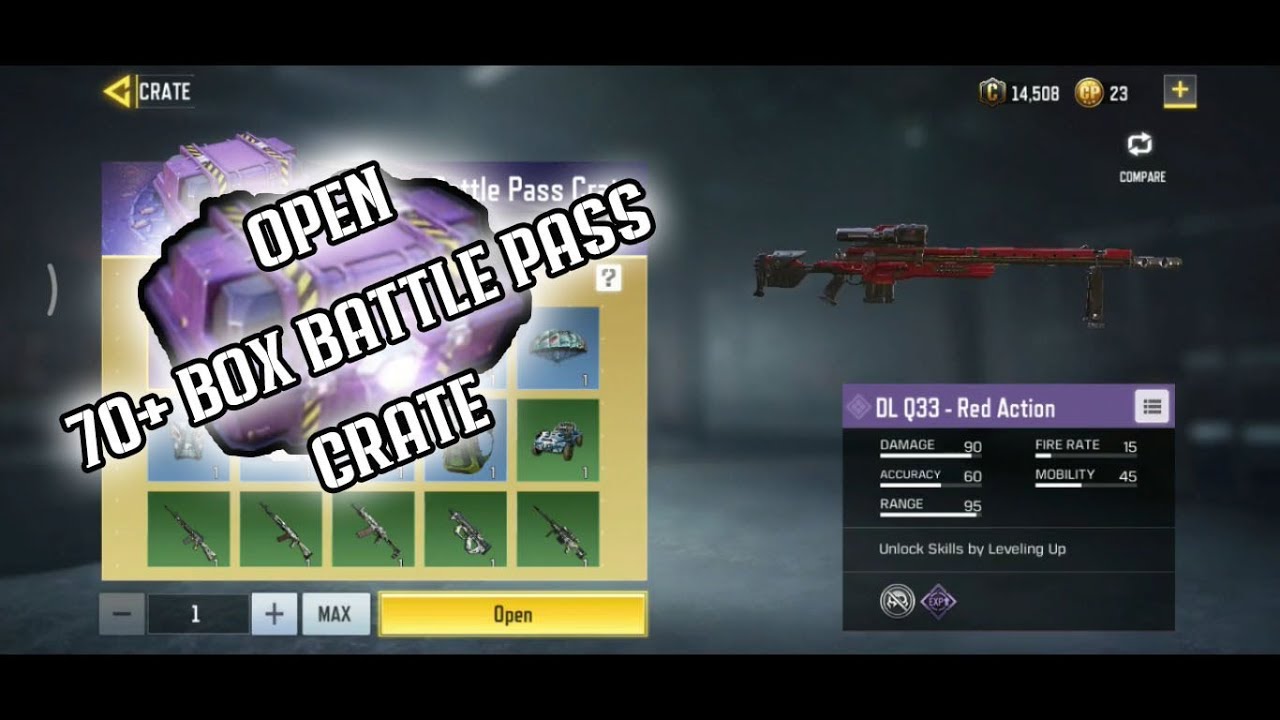OPEN 70+ Battle Pass Crate ! ! ! [ COD Mobile ] YouTube