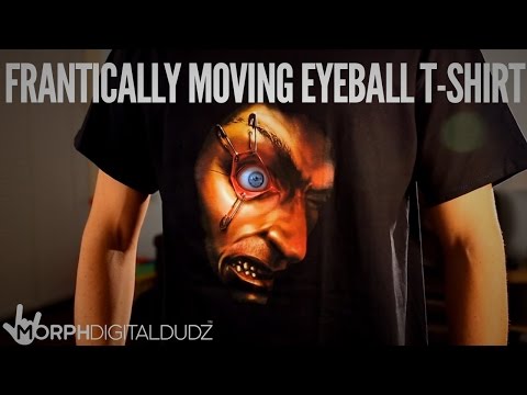 MorphDigitalDudz - Frantically Moving Eyeball Tshirt