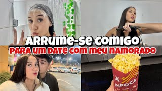 VLOG: ARRUME-SE COMIGO( para um date) | CINEMA | SHOPPING 🍿🎥🛍️👩‍❤️‍👨