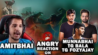 Amitbhai Angry On Munnabhai, TG Fozyajay and TG Bala | Free Fire Highlights