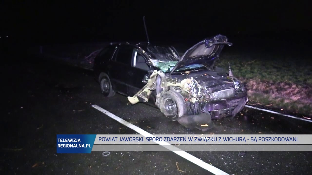 POWIAT JAWORSKI. Znowu powiało - bywało groźnie