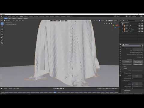 How To Create Cloth Physics 2.8 - YouTube