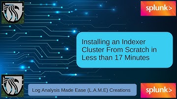 How to Setup a Splunk Indexer Cluster in Less than 17 minutes