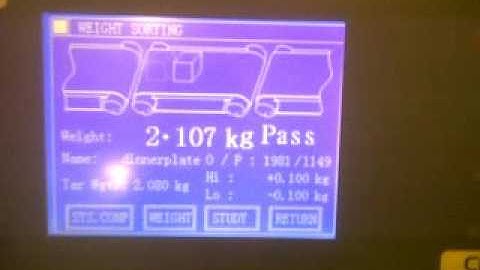 REHOO CHECK WEIGHER CWC-450NS WITH REJECTOR @Dubai